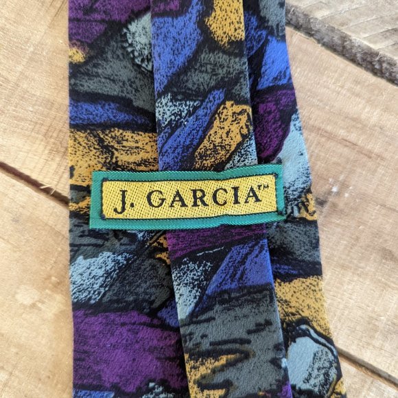 Vintage J. Garcia 100% Silk Necktie - Picture 4 of 5